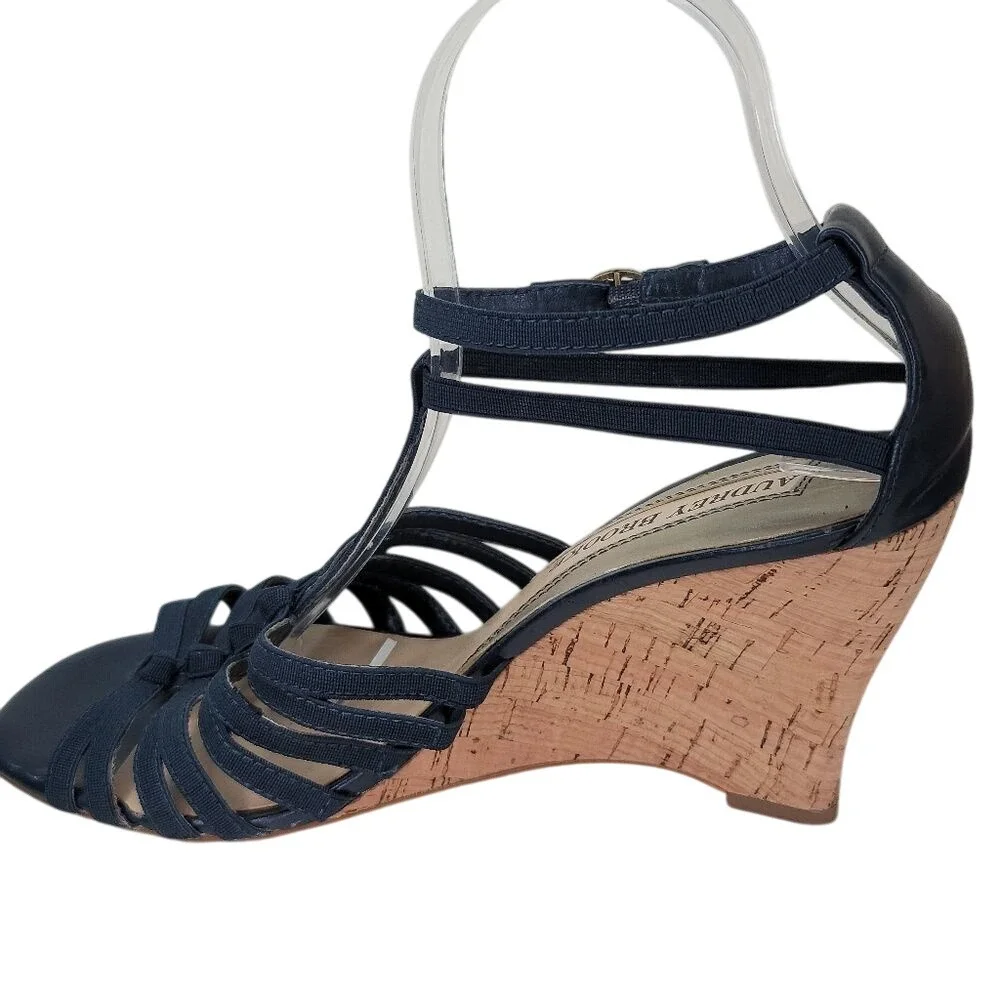 Audrey‎ Brooke Amber Black Strappy Sandals